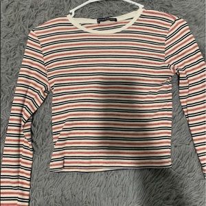 cropped brandy melville long sleeve